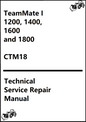 John Deere TeamMate I 1200, 1400, 1600 and 1800 Series Inboard Planetary Axles Component Technical Service Repair Manual CTM18 - PDF