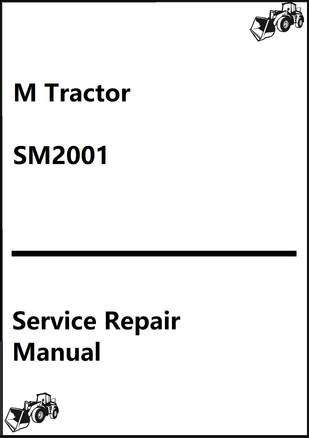 John Deere Tractor M Service Repair Manual SM2001 - PDF