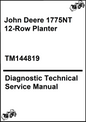 John Deere 1775NT 12-Row Planter Diagnostic Technical Service Manual