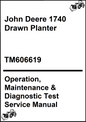 John Deere 1740 Drawn Planter Operation, Maintenance & Diagnostic Test Service Manual