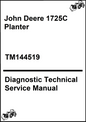 John Deere 1725C Planter Diagnostic Technical Service Manual