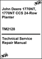 John Deere 1770NT, 1770NT CCS 24-Row Planter Technical Service Repair Manual