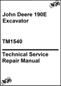 John Deere 190E Excavator Technical Service Repair Manual