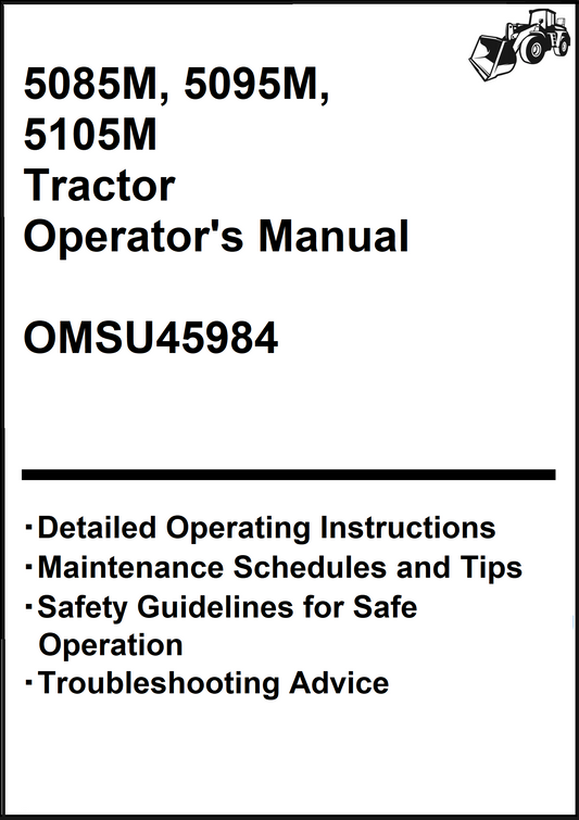 John Deere 5085M, 5095M, 5105M Tractor Operator's Manual OMSU45984 - PDF