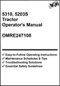 John Deere 5310, 5203S Tractor Operator's Manual OMRE247108 - PDF