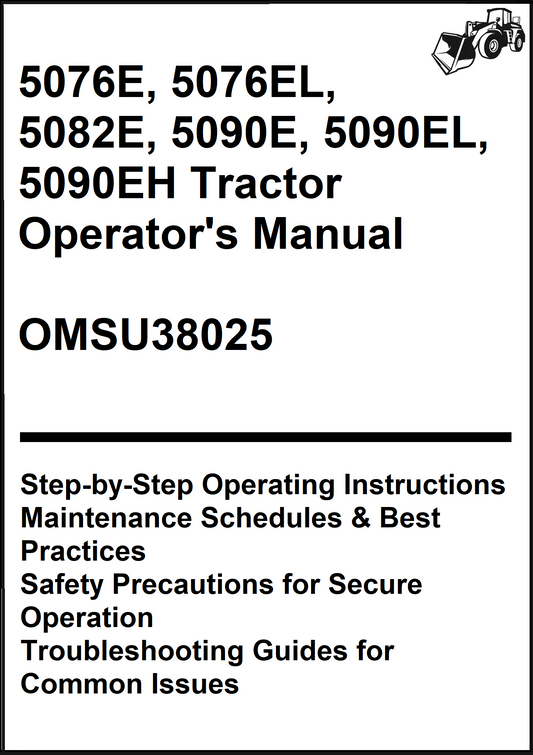 John Deere 5076E, 5076EL, 5082E, 5090E, 5090EL, 5090EH Tractor Operator's Manual OMSU38025 - PDF