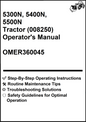 John Deere 5300N, 5400N, 5500N Tractor (008250) Operator's Manual OMER360045 - PDF