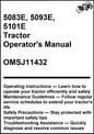 John Deere 5083E, 5093E, 5101E Tractor Operator's Manual OMSJ11432 - PDF