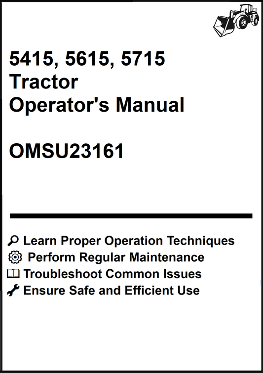 John Deere 5415, 5615, 5715 Tractor Operator's Manual OMSU23161 - PDF