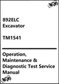 John Deere 892ELC Excavator Operation, Maintenance & Diagnostic Test Service Manual TM1541 - PDF