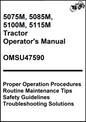 5075M, 5085M, 5100M, 5115M Tractor Operator's Manual OMSU44915