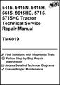 John Deere 5415, 5415N, 5415H, 5615, 5615HC, 5715, 5715HC Tractor Technical Service Repair Manual TM6019 - PDF