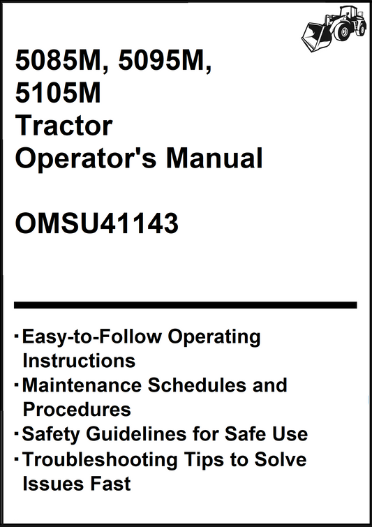 John Deere 5085M, 5095M, 5105M Tractor Operator's Manual OMSU41143 - PDF