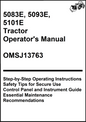 John Deere 5083E, 5093E, 5101E Tractor Operator's Manual OMSJ13763 - PDF