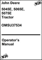 John Deere 5045E, 5065E, 5075E Tractor Operator's Manual OMSU37534 - PDF