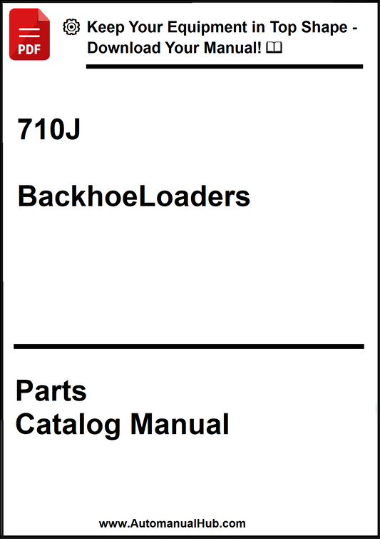 John Deere 710J Backhoe Loaders Parts Catalog Manual - PDF