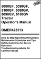 John Deere 5080GF, 5090GF, 5100GF, 5080GV, 5090GV, 5100GV Tractor Operator's Manual OMER423513 - PDF