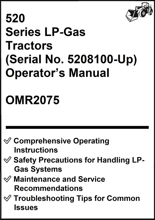 John Deere 520 Series LP-Gas Tractors Operator’s Manual OMR2075 - PDF