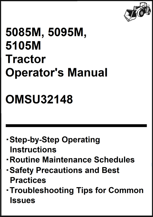 John Deere 5085M, 5095M, 5105M Tractor Operator's Manual OMSU32148 - PDF
