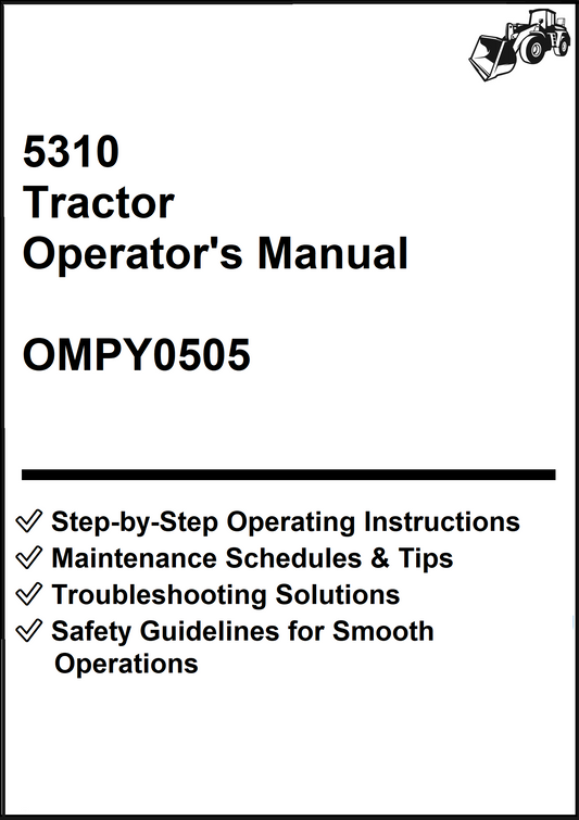John Deere 5310 Tractor Operator's Manual OMPY0505 - PDF