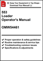 John Deere 553 Loader Operator's Manual OMW54461 - PDF