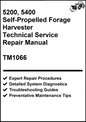 John Deere 5200, 5400 Self-Propelled Forage Harvester Technical Service Repair Manual TM1066 - PDF