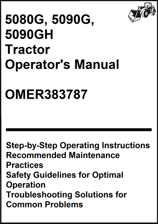 John Deere 5080G, 5090G, 5090GH Tractor Operator's Manual OMER383787 - PDF