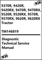 John Deere 9370R, 9420R, 9420RX, 9470R, 9470RX, 9520R, 9520RX, 9570R, 9570RX, 9620R, 9620RX Tractor Diagnostic Technical Service Manual TM146819 - PDF