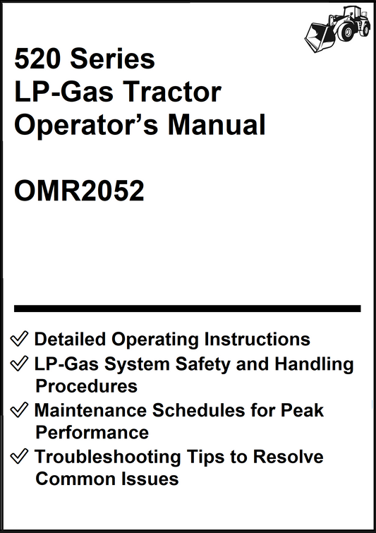 John Deere 520 LP-Gas Tractor Operator’s Manual OMR2052 - PDF