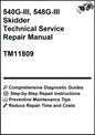 John Deere 540G-III,  548G-III Skidder Technical Service Repair Manual TM11809 - PDF