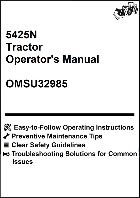 John Deere 5425N Tractor Operator's Manual OMSU32985 - PDF