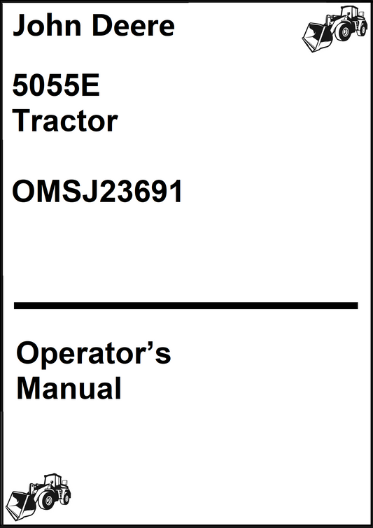 John Deere 5055E Tractor Operator's Manual OMSJ23691 - PDF