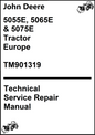 John Deere 5055E, 5065E & 5075E Tractor Europe Technical Service Repair Manual TM901319 - PDF