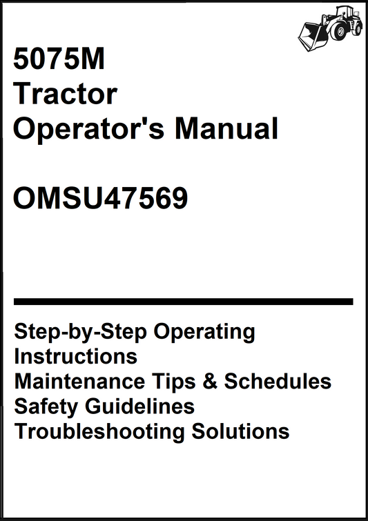 John Deere 5075M Tractor Operator's Manual OMSU47569 - PDF