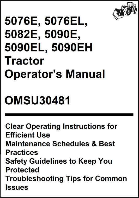 John Deere 5076E, 5076EL, 5082E, 5090E, 5090EL, 5090EH Tractor Operator's Manual OMSU30481 - PDF