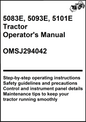 John Deere 5083E, 5093E, 5101E Tractor Operator's Manual OMSJ294042 - PDF