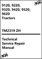 John Deere Tractors 9120, 9220, 9320, 9420, 9520, 9620 Technical Service Repair Manual TM2319 ZH - PDF