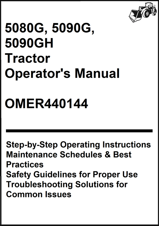 John Deere 5080G, 5090G, 5090GH Tractor Operator's Manual OMER440144 - PDF