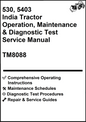 John Deere 530, 5403 India Tractor Operation, Maintenance & Diagnostic Test Service Manual TM8088 - PDF