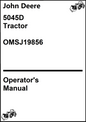 John Deere 5045D Tractor Operator's Manual OMSJ19856 - PDF