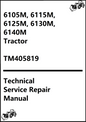 John Deere 6105M, 6115M, 6125M, 6130M, 6140M European Tractor Technical Service Repair Manual TM405819 - PDF