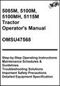 John Deere 5085M, 5100M, 5100MH, 5115M Tractor Operator's Manual OMSU47568 - PDF