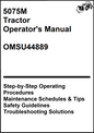 John Deere 5075M Tractor Operator's Manual OMSU44889 - PDF