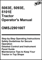 John Deere 5083E, 5093E, 5101E Tractor Operator's Manual OMSJ290166T - PDF